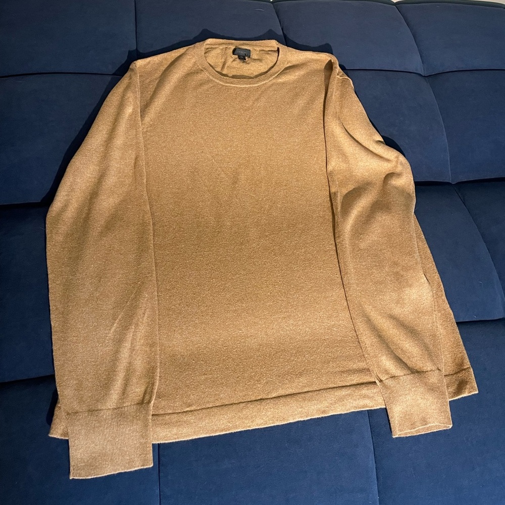 J. Crew Cotton Crewneck Sweater
